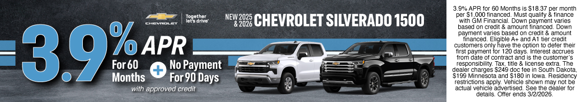 26FEB_BILCHEV_NEW 2025 & 2026 CHEVROLET SILVERADO 1500
