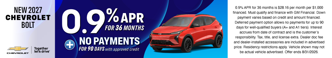 26AUG_BILCHEV_NEW 2027 CHEVROLET BOLT