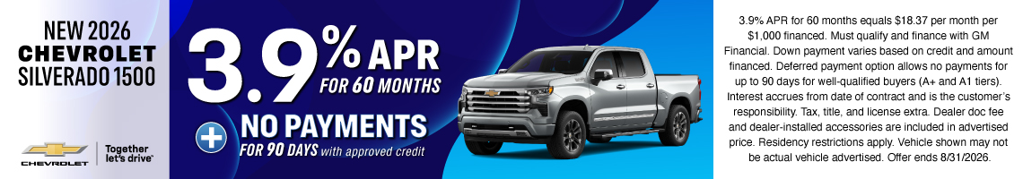 New 2026 Chevrolet Silverado 1500 LTZ