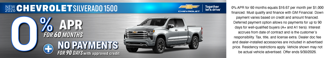26SEP_BILCHEV_NEW 2026 CHEVROLET SILVERADO 1500