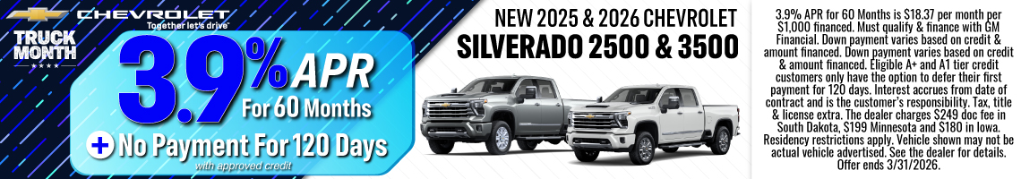26MAR_BILCHEV_NEW 2025 & 2026 CHEVROLET SILVERADO 2500 & 3500