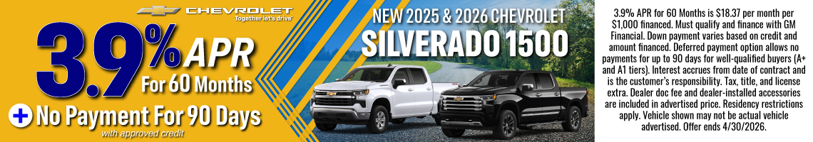 26APR_BILCHEV_NEW 2025 & 2026 CHEVROLET SILVERADO 1500