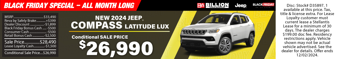 24NOV_BILD_NEW 2024 JEEP COMPASS LATITUDE LUX