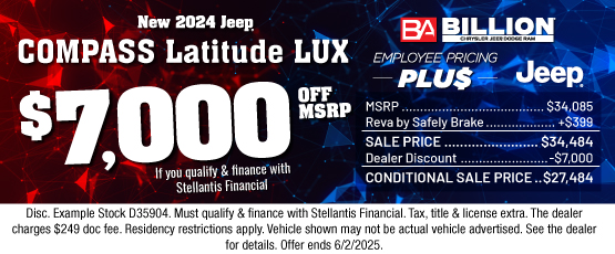 25MAY_BILD_NEW 2024 JEEP COMPASS LATITUDE LUX