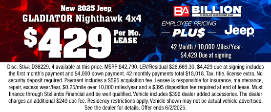 25MAY_BILD_NEW 2025 JEEP GLADIATOR NIGHTHAWK