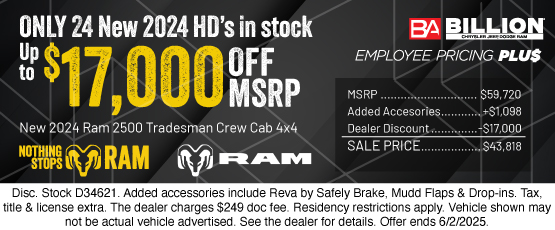 25MAY_BILD_NEW 2024 RAM 2500 TRADESMAN CREW