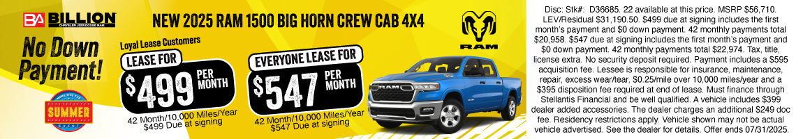 25JUL_BILD_LEASE_NEW 2025 RAM 1500 BIG HORN CREW