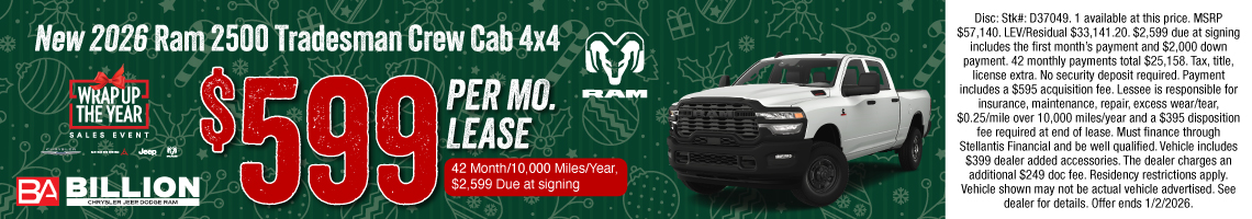 25DEC_BILD_LEASE_NEW 2026 RAM 2500 TRADESMAN CREW CAB