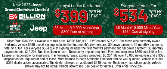 25DEC_BILD_LEASE_NEW 2025 JEEP GRAND CHEROKEE LIMITED
