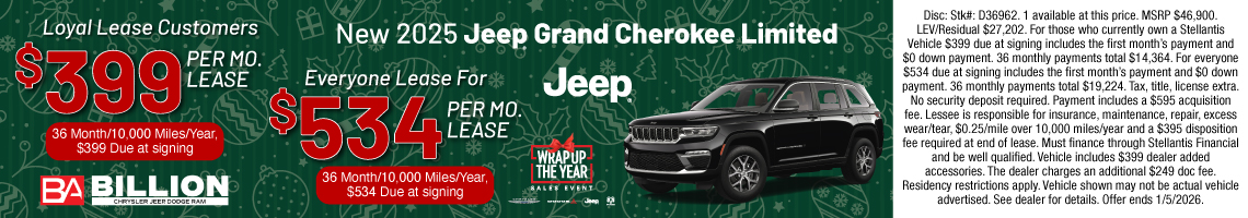 25DEC_BILD_LEASE_NEW 2025 JEEP GRAND CHEROKEE LIMITED