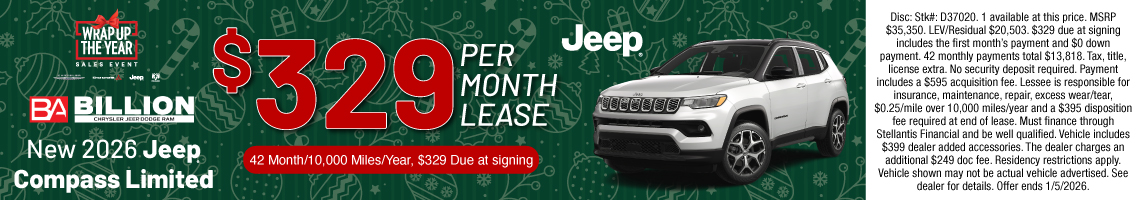 25DEC_BILD_LEASE_NEW 2026 JEEP COMPASS LIMITED