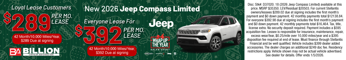 25DEC_BILD_LEASE_NEW 2026 JEEP COMPASS LIMITED