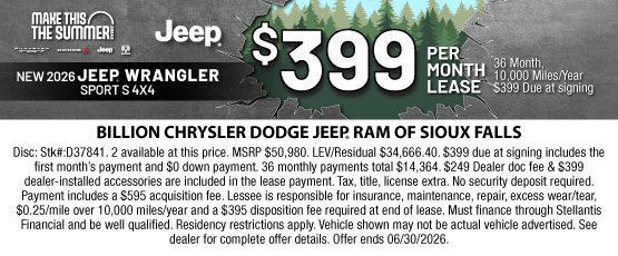 26JUN_BILD_LEASE_NEW 2026 JEEP WRANGLER SPORT S