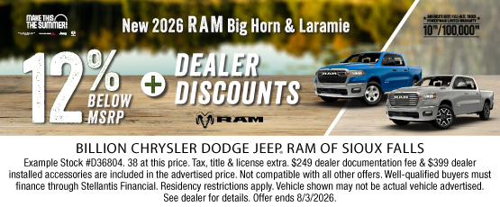 26JUL_BILD_NEW 2026 RAM 1500 BIG HORN & LARMAIE