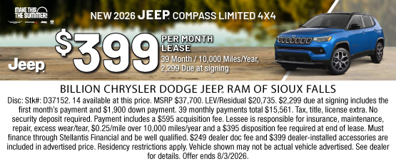 26JUL_BILD_LEASE_NEW 2026 JEEP COMPASS LIMITED