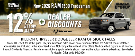 26JUL_BILD_NEW 2026 RAM 1500 TRADESMAN
