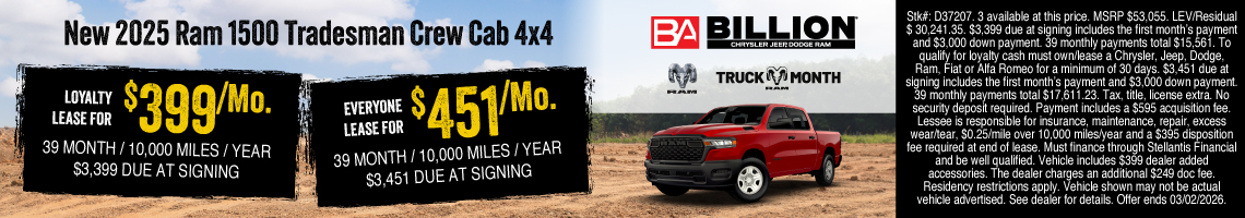 26FEB_BILD_LEASE_NEW 2025 RAM 1500 TRADESMAN CREW CAB