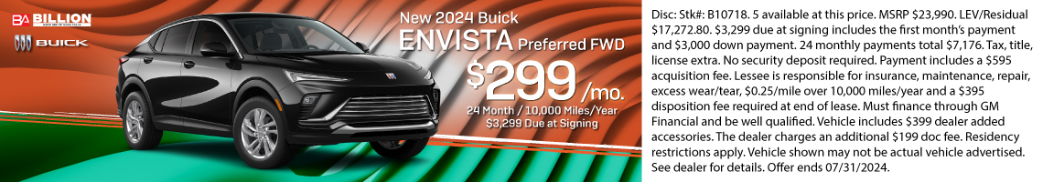 New 2024 Buick Envista Preferred