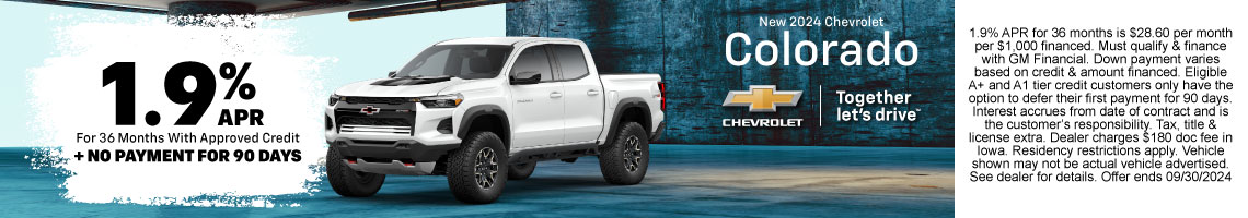 New 2024 Chevrolet Colorado  Work Truck