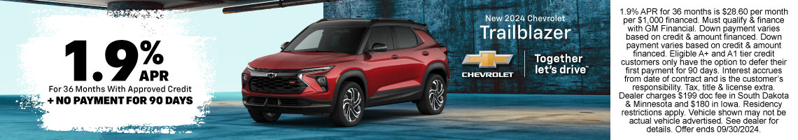 New 2024 Chevrolet Trailblazer ACTIV