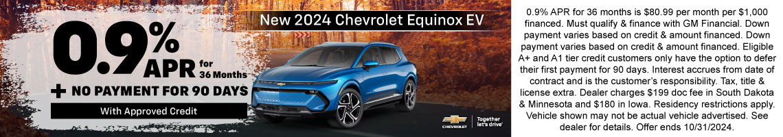 New 2024 Chevrolet Equinox EV LT