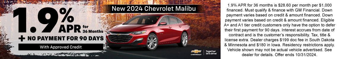 24OCT_BILGM_CHEVY_NEW 2024 CHEVY MALIBU