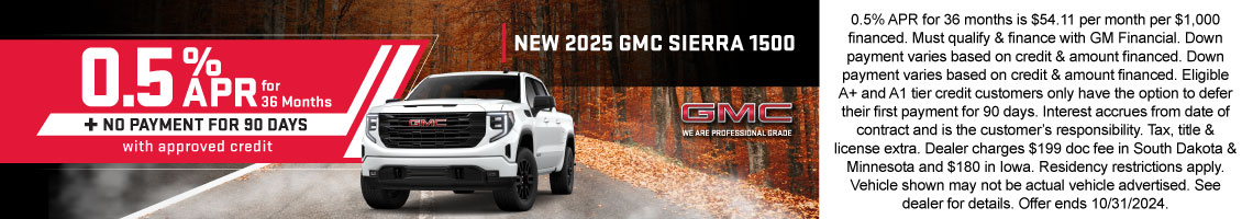 New 2025 GMC Sierra 1500 Pro