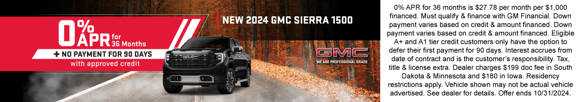 New 2024 GMC Sierra 1500 SLT