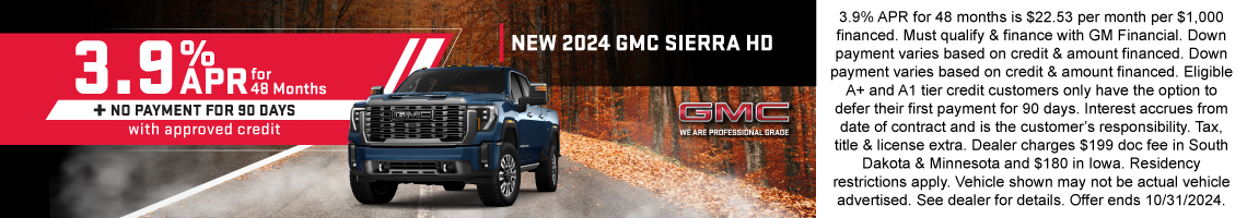 24OCT_BILGM_GMC_NEW 2024 GMC SIERRIA HD