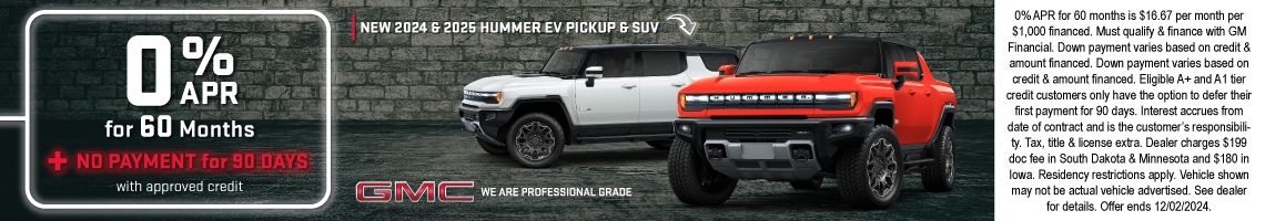 24NOV_BILGM_GMC_NEW 2024 & 2025 HUMMER EV PICKUP & SUV