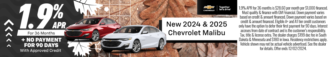 24NOV_BILGM_CHEVY_NEW 2024 & 2025 CHEVY MALIBU