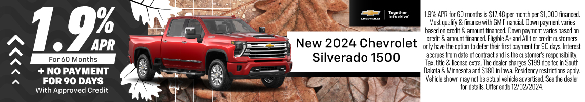 24NOV_BILGM_CHEVY_NEW 2024 CHEVY SILVERADO 1500