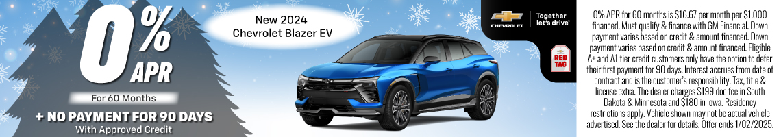 New 2024 Chevrolet Blazer EV e RS