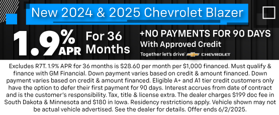 25MAY_BILGM_CHEVY_NEW 2024/2025 CHEVROLET BLAZER