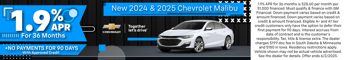 25MAY_BILGM_CHEVY_NEW 2024/2025 CHEVROLET MALIBU
