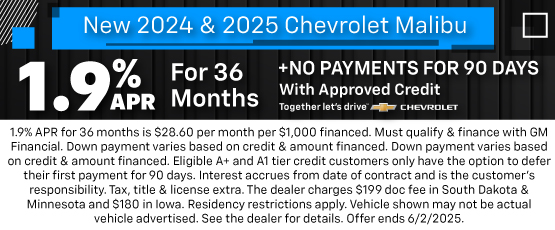 25MAY_BILGM_CHEVY_NEW 2024/2025 CHEVROLET MALIBU