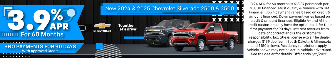 25MAY_BILGM_CHEVY_NEW 2024/2025 CHEVROLET SILVERADO 2500/3500