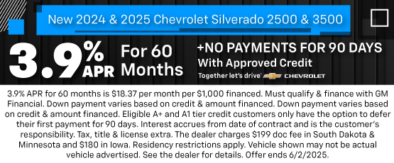 25MAY_BILGM_CHEVY_NEW 2024/2025 CHEVROLET SILVERADO 2500/3500