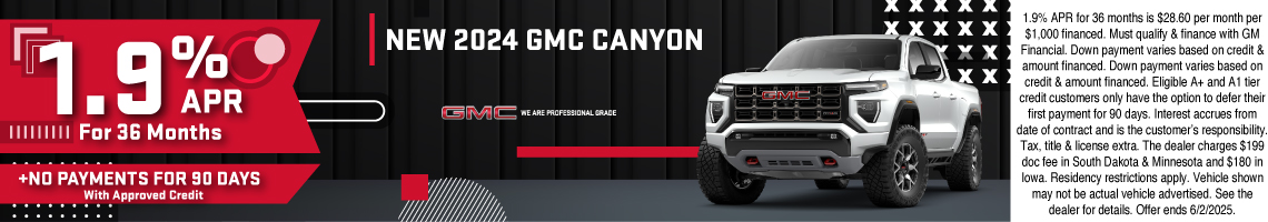 25MAY_BILGM_GMC_NEW 2024 GMC CANYON