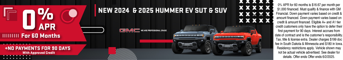 25MAY_BILGM_GMC_NEW 2024/2025 GMC HUMMER SUV/TRUCK