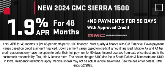 25MAY_BILGM_GMC_NEW 2024 GMC SIERRA 1500