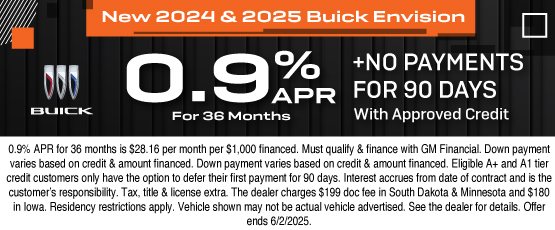 25MAY_BILGM_BUICK_NEW 2024/2025 BUICK ENVISION