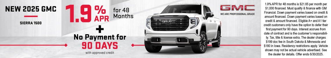 25JUN_BILGM_GMC_NEW 2025 GMC SIERRA 1500