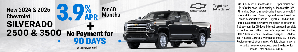 25JUN_BILGM_CHEVY_NEW 2024/2025 CHEVROLET SILVERADO 2500/3500