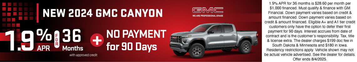25JUL_BILGM_GMC_NEW 2024 GMC CANYON