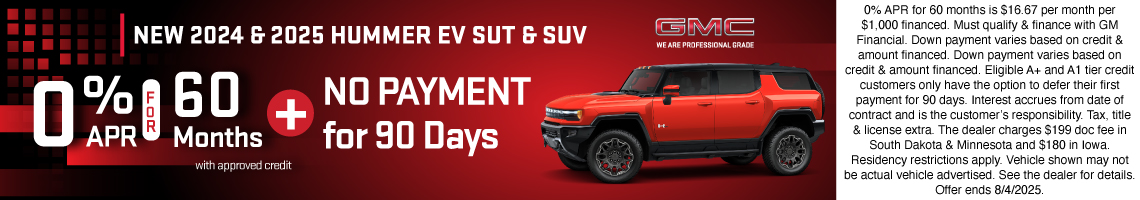 25JUL_BILGM_GMC_NEW 2024 & 2025 GMC HUMMER EV PICK UP & SUV