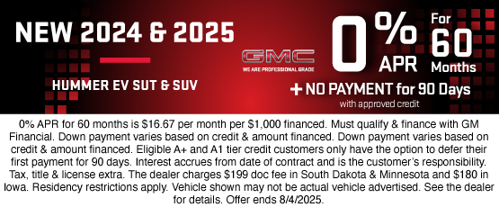 25JUL_BILGM_GMC_NEW 2024 & 2025 GMC HUMMER EV PICK UP & SUV