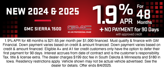25JUL_BILGM_GMC_NEW 2024 & 2025 GMC SIERRA 1500