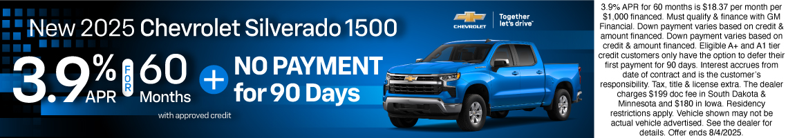 25JUL_BILGM_CHEVY_NEW 2025 CHEVROLET SILVERADO 1500