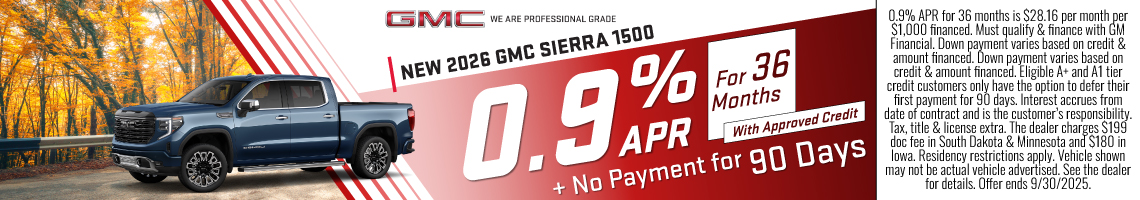 New 2026 GMC Sierra 1500 SLT